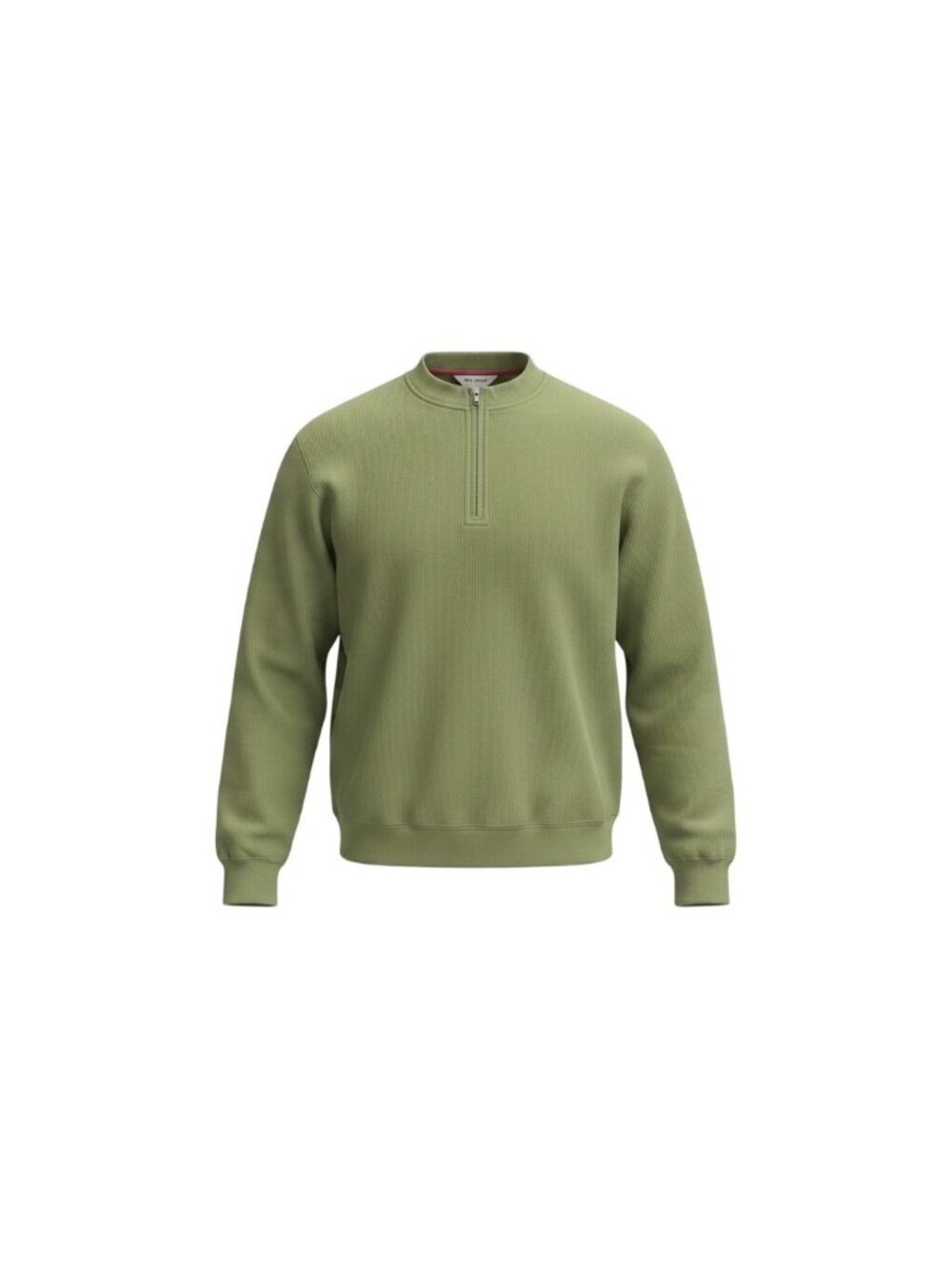 Orvis Mens Sage Supersoft Zipneck Sweatshirt With Ribbed Trim Size XXL
